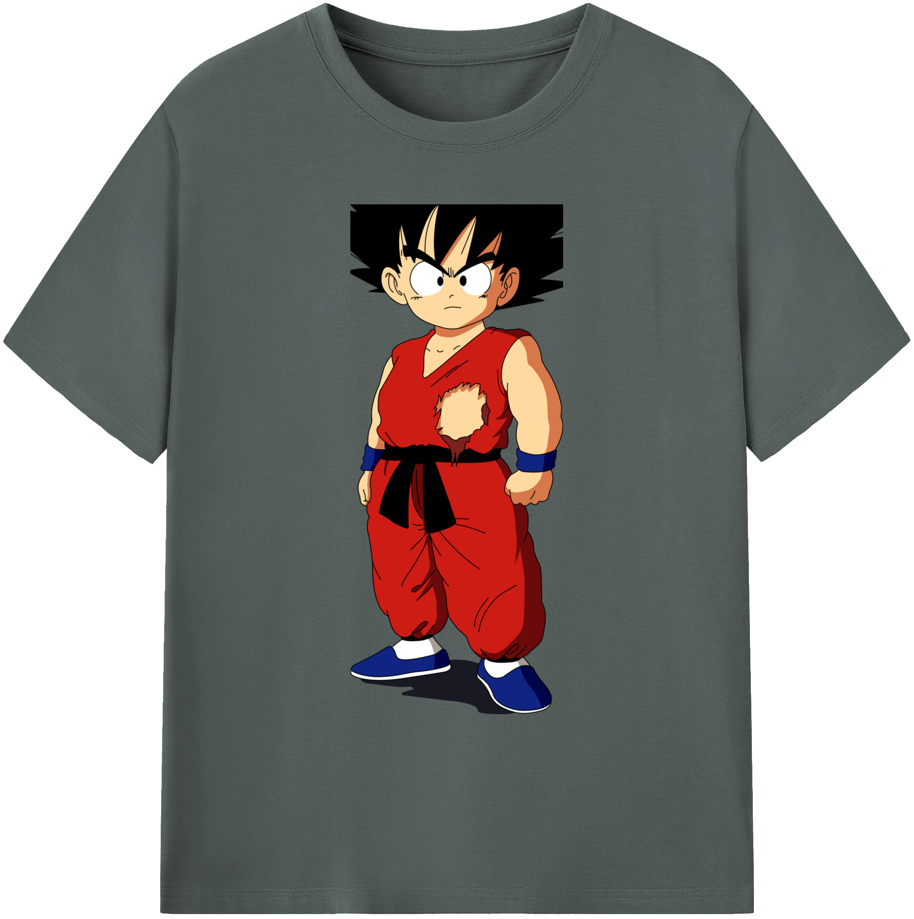 （画像用） ドラゴンボール 孫悟空（そん ごくう）Son Goku カカロット DRAGON BALL Kakarotto 綿100％ メンズ半袖Tシャツ｜肌触りやわらか＆通気性